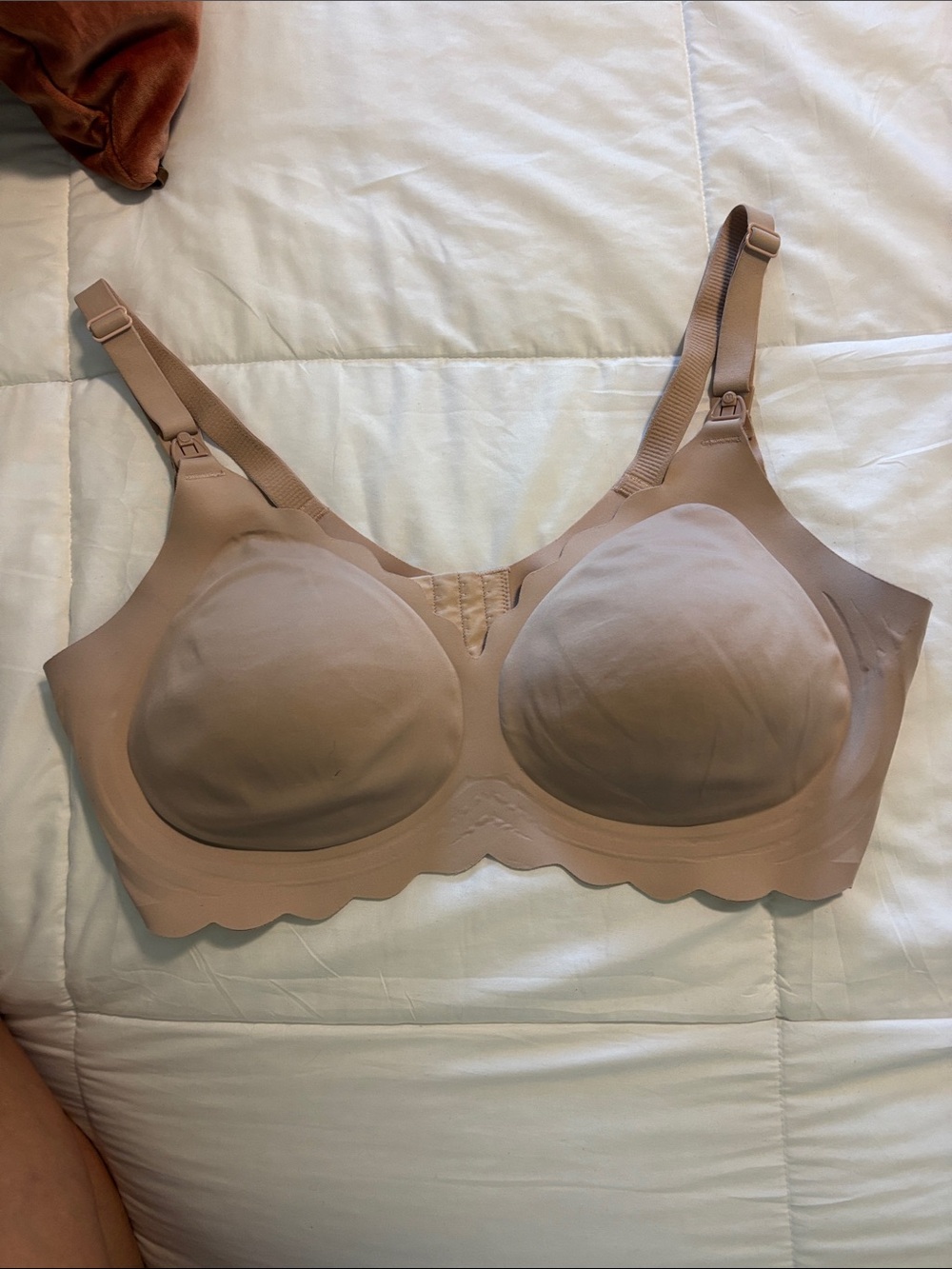 Seamless Nude Wireless T-Shirt Bra - Supportive Comfort
